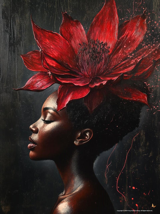 Red In Bloom