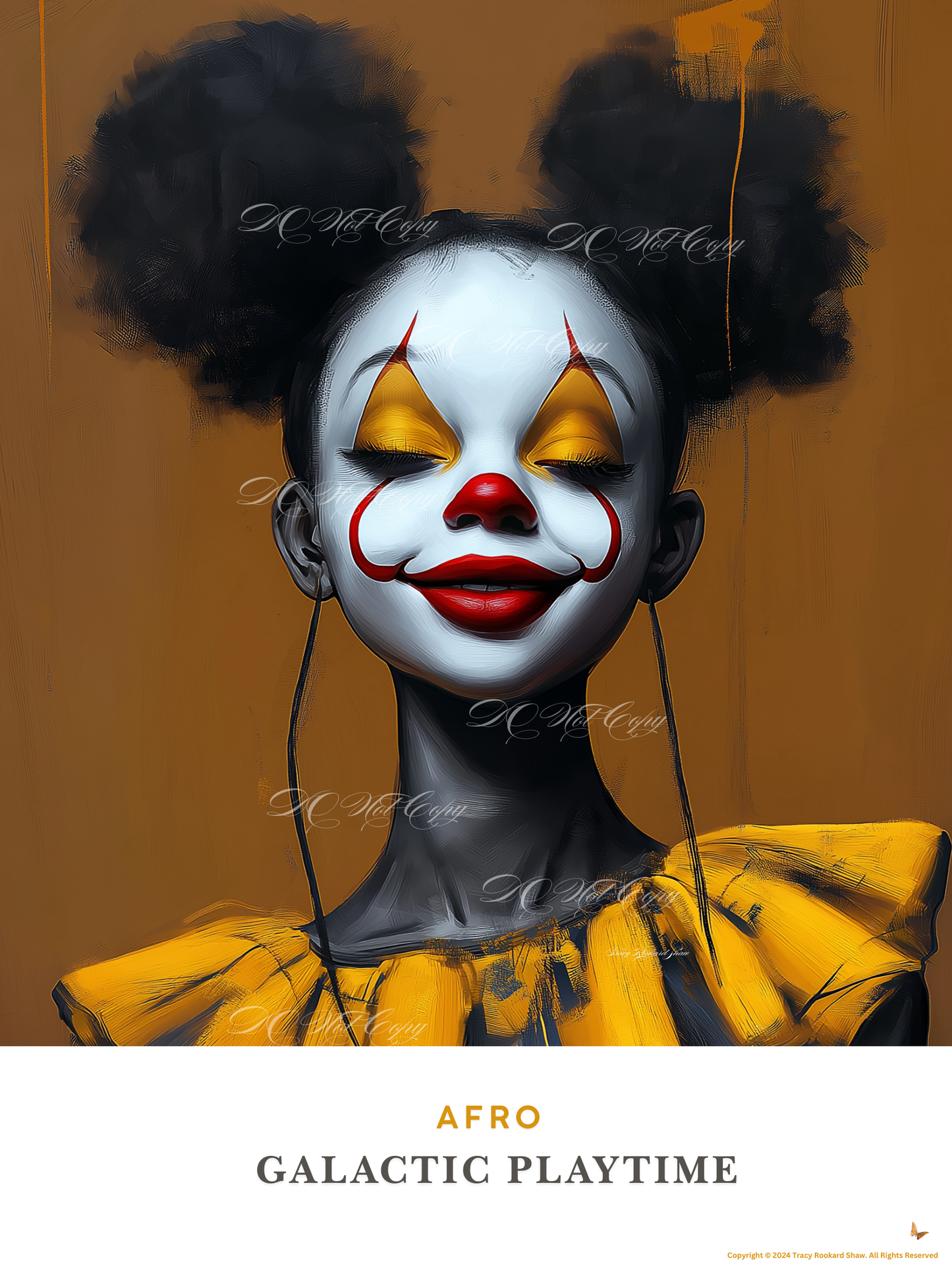 Clown, kid clown, Black girl magic, Black kids, Classroom art, Black art, African art, African American art