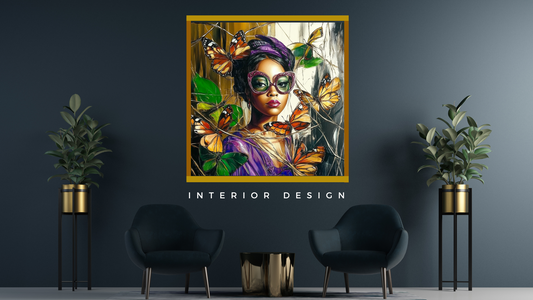 Betty Davis eyes, Black art, Black artwork, Interior design, Martyn Lawrence Bullard, Jacob Lawrence, Alma Thomas, Charles Bibbs, Leroy Campbell, Ernie Barnes, Jean-Michel Basquiat, Kehinde Wiley